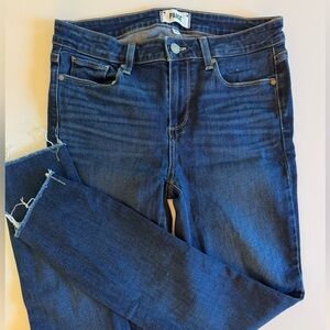 PAIGE Dark Blue Ankle Jeans